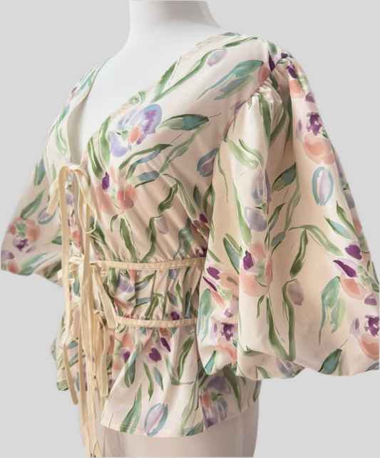 Blusa Tulipanes Multicolor